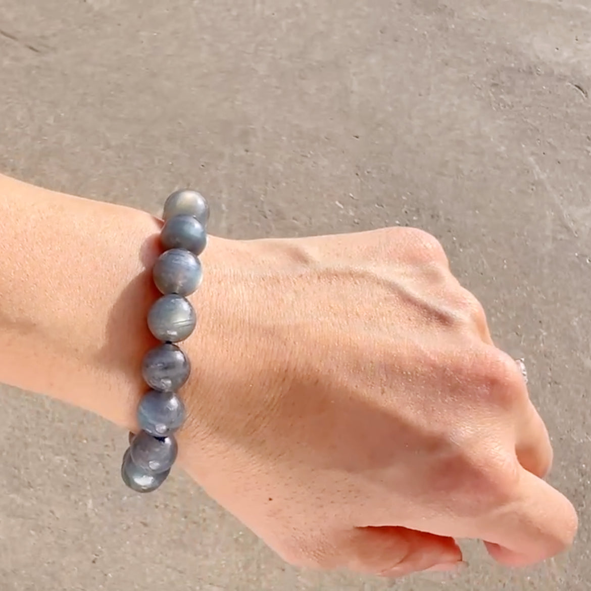10mm Premium Labradorite Beads Crystal Bracelet
