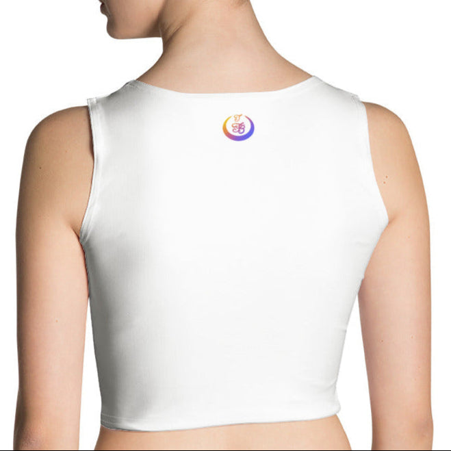 Country Giraffe Collection | Stretched Beyond Horizon Crop Top | Sunset