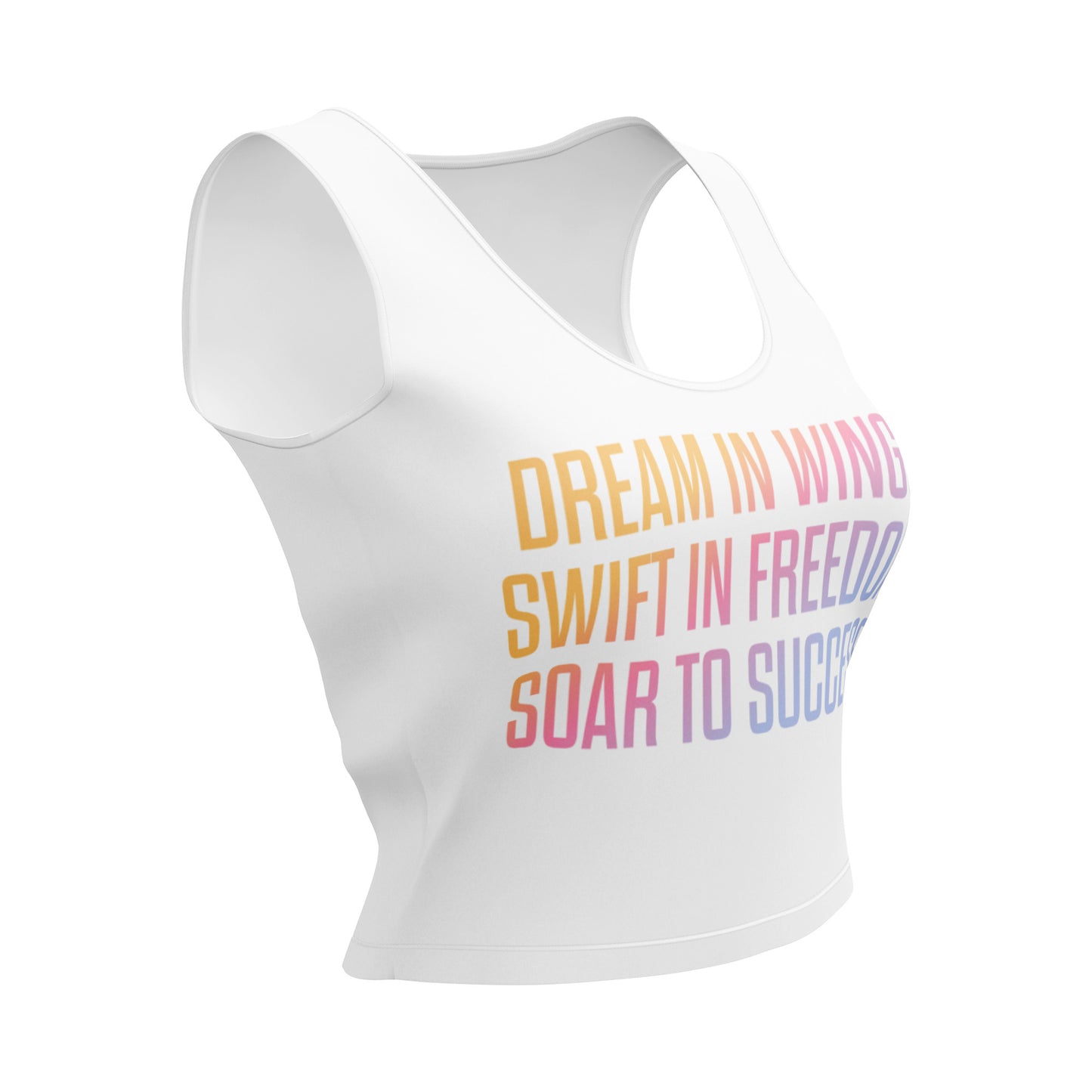 Cherry Blossom Swallow Collection | Dream In Wings Crop Top | Sunrise