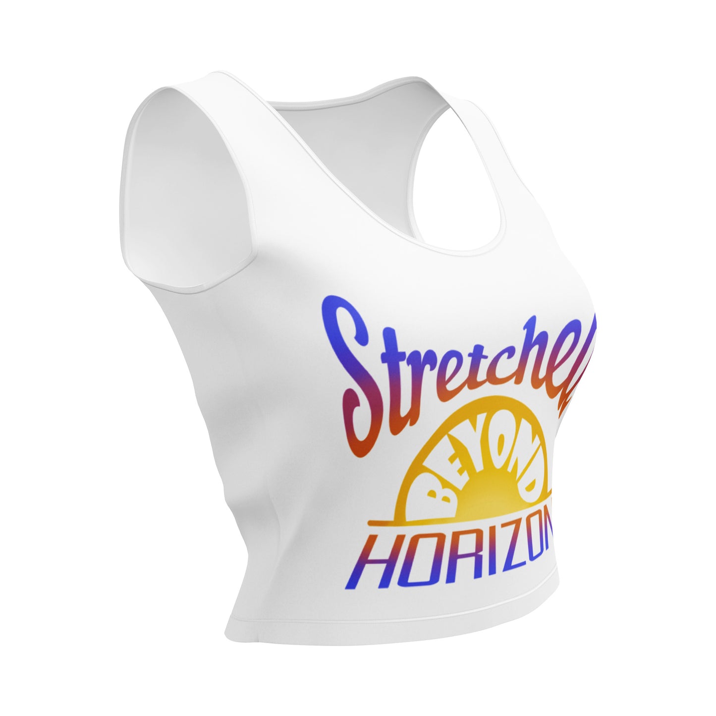 Country Giraffe Collection | Stretched Beyond Horizon Crop Top | Sunset