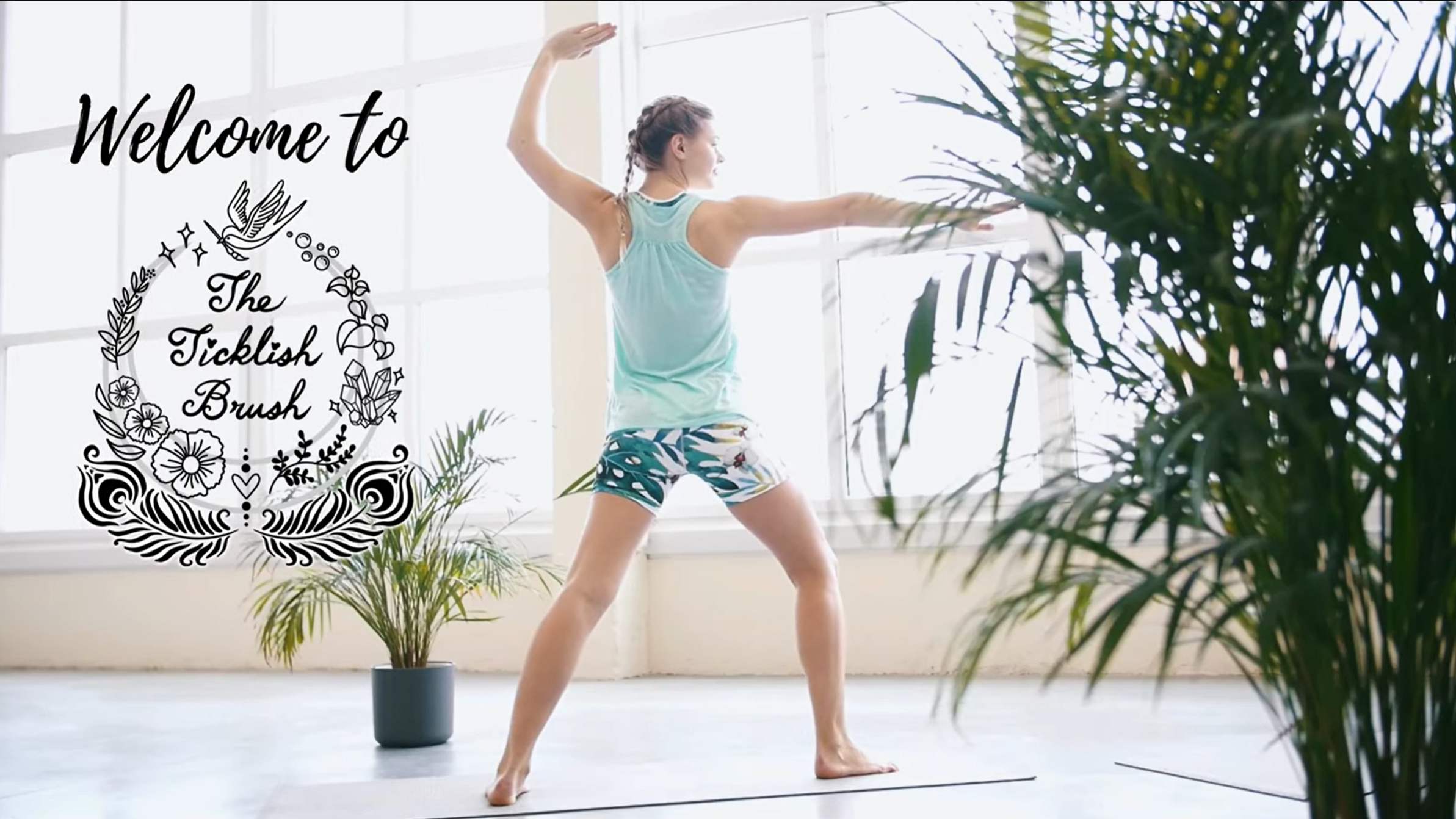 Load video: Production process of The Ticklish Brush leggings and sport bras.