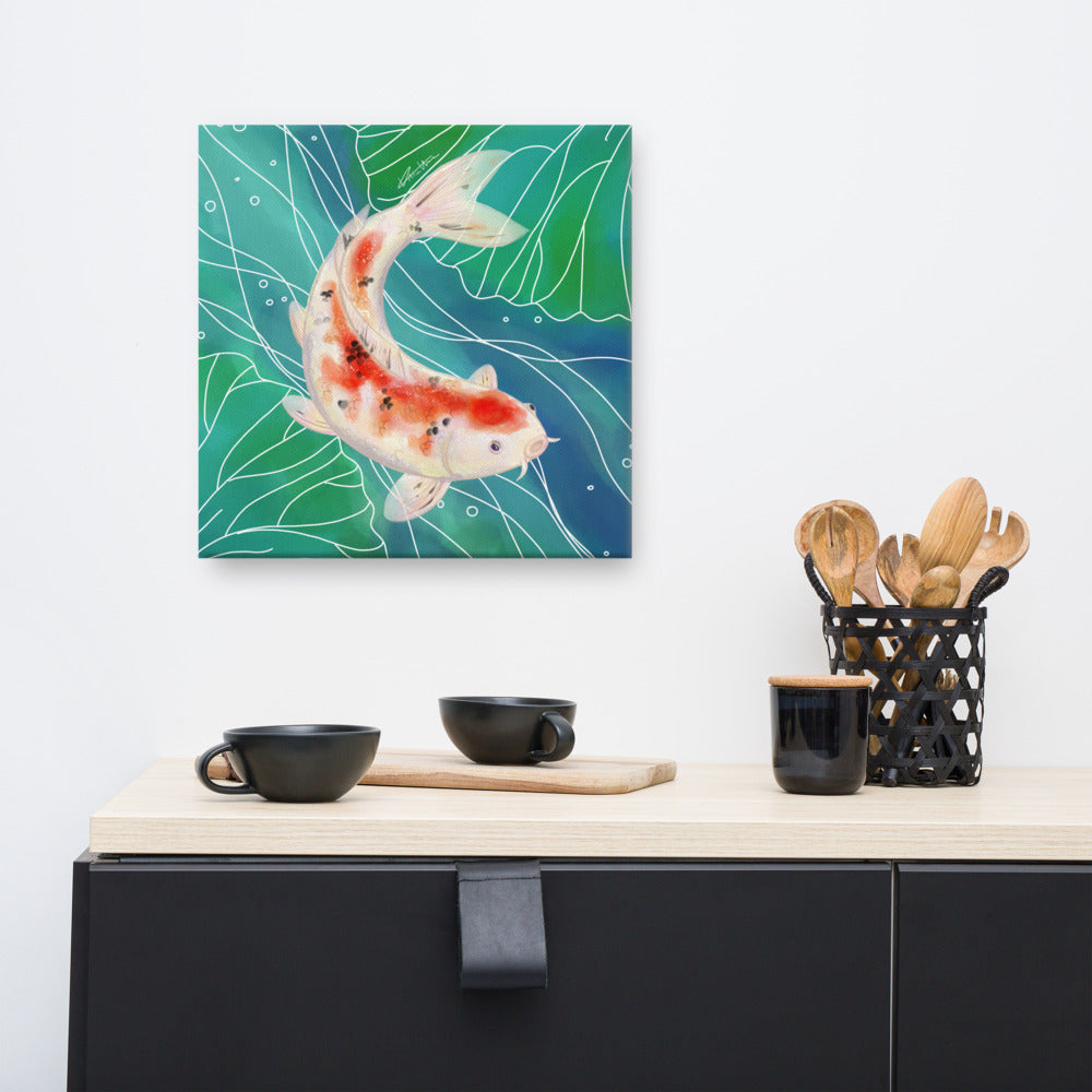 Koi of Becoming Canvas