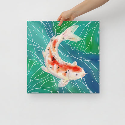 Koi of Becoming Canvas