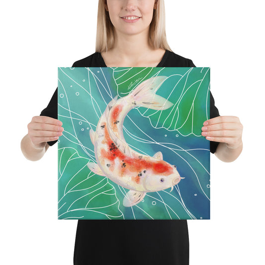 Koi of Becoming Canvas