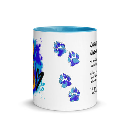 Pure Love German Shepherd Mug | Blue