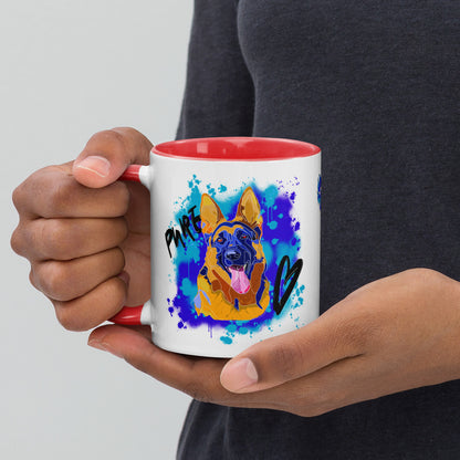Pure Love German Shepherd Mug | Fiery Red